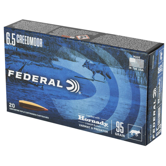 FED V&P 6.5 CM 95GR HRNDY V-MAX 20/2 - FEV65CRDVM95 - Marksmans Corner