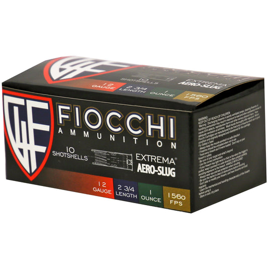 FIOCCHI 12GA AERO SLUG HV 10/250 - F12SLUG - Marksmans Corner