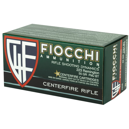 FIOCCHI 223REM 55GR FMJBT 50/1000 - F223A - Marksmans Corner