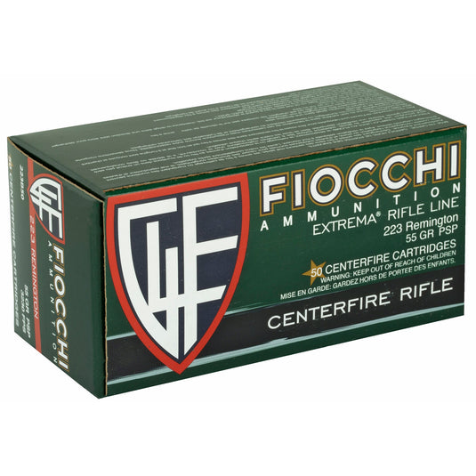 FIOCCHI 223REM 55GR PSP 50/500 - F223B50 - Marksmans Corner