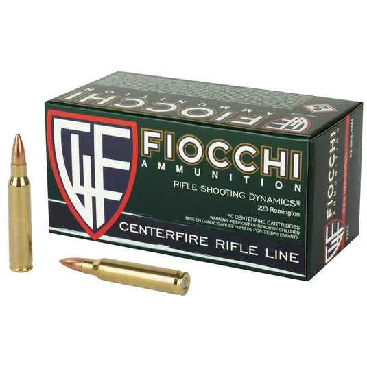 FIOCCHI 223REM 62GR FMJBT 50/1000 - F223C - Marksmans Corner