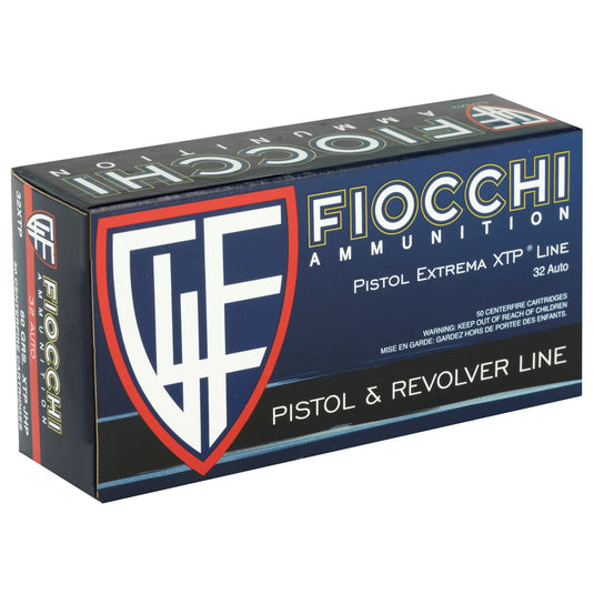 FIOCCHI 32ACP 60GR XTP 50/500 - F32XTP - Marksmans Corner