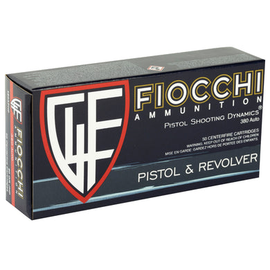 FIOCCHI 380ACP 90GR JHP 50/1000 - F380APHP - Marksmans Corner