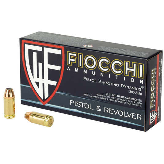 FIOCCHI 380ACP 90GR JHP 50/1000 - F380APHP - Marksmans Corner