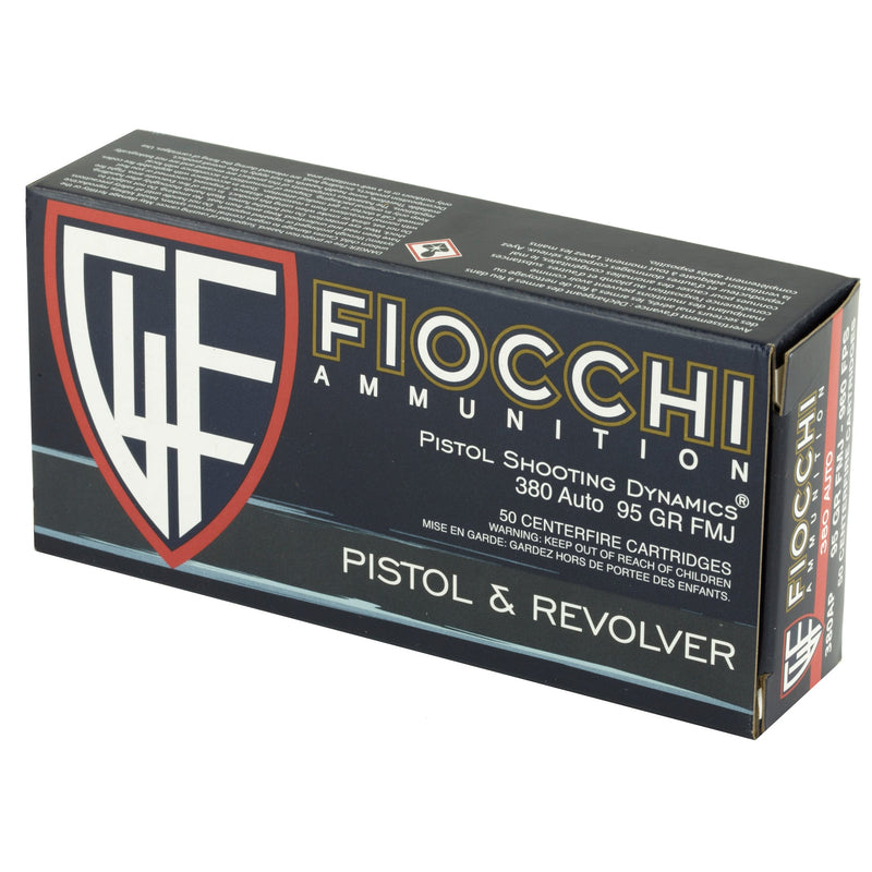 Load image into Gallery viewer, FIOCCHI 380ACP 95GR FMJ 50/1000 - F380AP - Marksmans Corner
