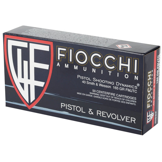 FIOCCHI 40SW 165GR FMJ 50/1000 - F40SWF - Marksmans Corner