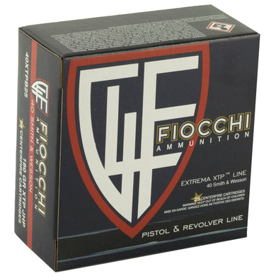 FIOCCHI 40SW 180GR XTP 25/500 - F40XTPB25 - Marksmans Corner