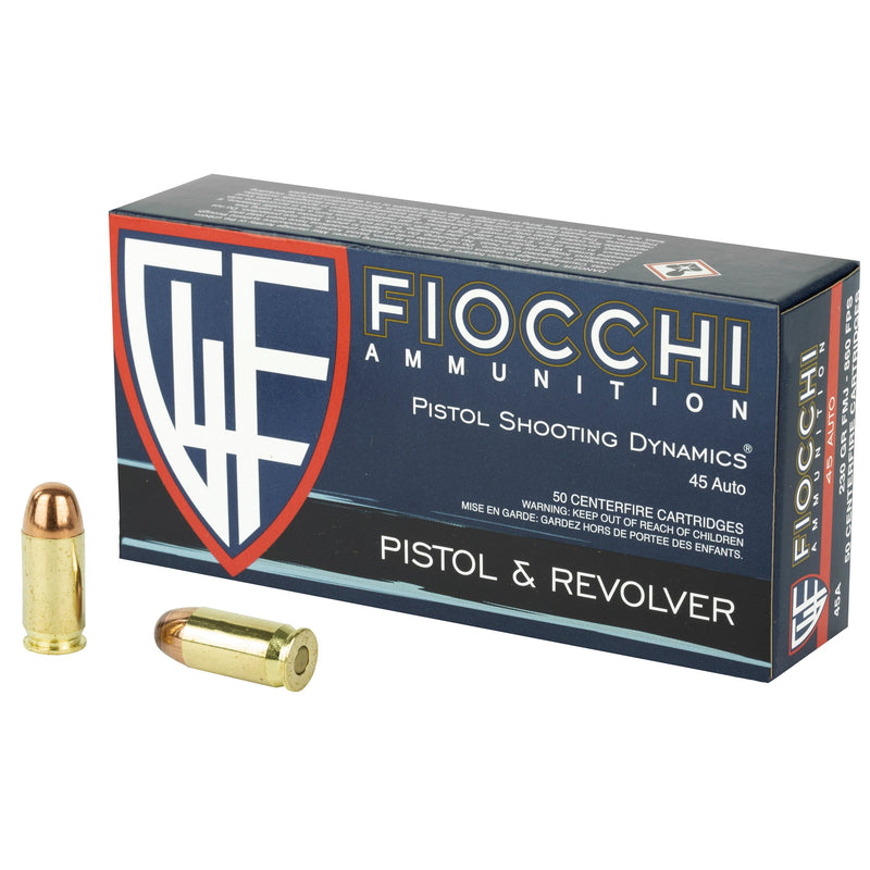 Load image into Gallery viewer, FIOCCHI 45ACP 230GR FMJ 50/500 - F45A500 - Marksmans Corner
