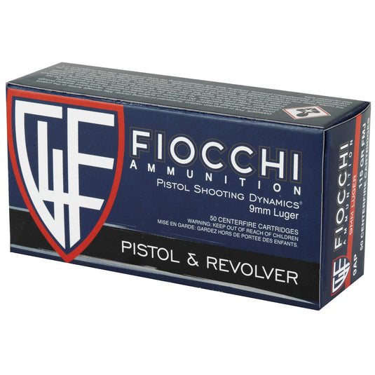 FIOCCHI 9MM 115GR FMJ 50/1000 - F9AP - Marksmans Corner