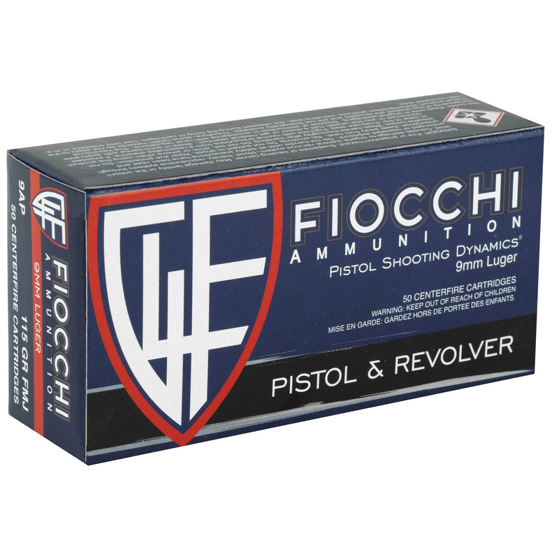 Load image into Gallery viewer, FIOCCHI 9MM 115GR FMJ 50/1000 - F9AP - Marksmans Corner
