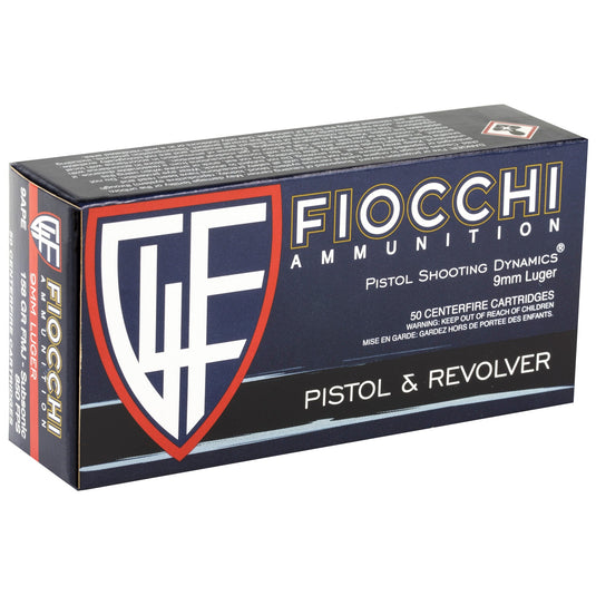 FIOCCHI 9MM 158GR FMJ 50/1000 - F9APE - Marksmans Corner