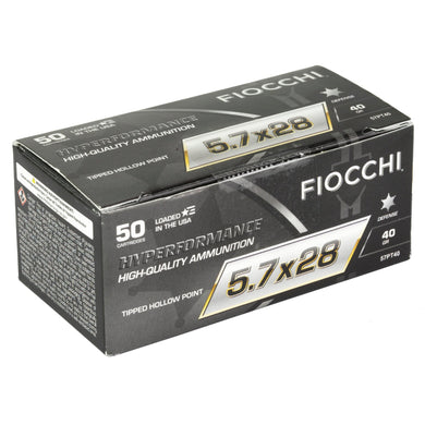 FIOCCHI HP 5.7X28MM 40GR THP 50/500 - F57PT40 - Marksmans Corner