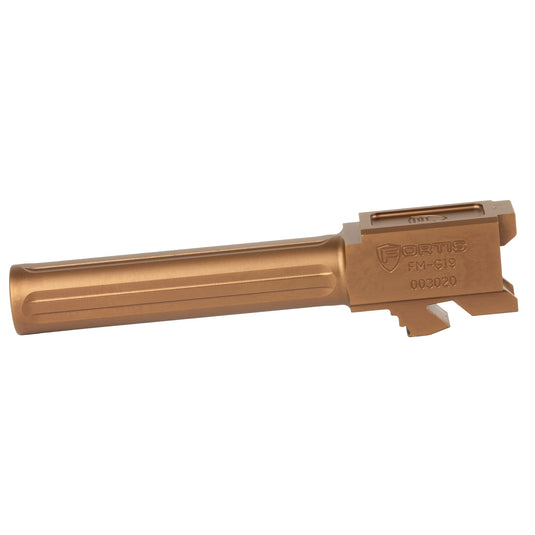 FORTIS BARREL FOR GLOCK 19 COPPER - FORTFM-G19-CPPR - Marksmans Corner