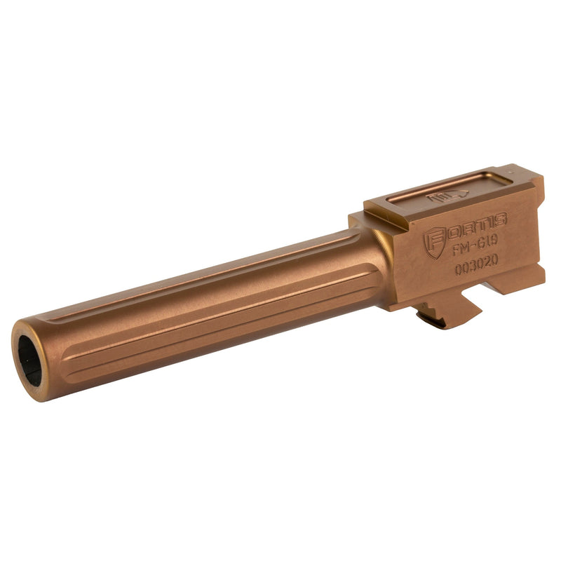 Load image into Gallery viewer, FORTIS BARREL FOR GLOCK 19 COPPER - FORTFM-G19-CPPR - Marksmans Corner
