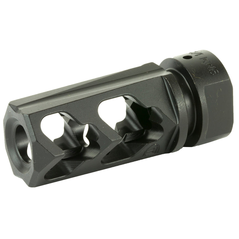 Load image into Gallery viewer, FORTIS MUZZLE BRAKE 9MM 1/2X28 BLK - FORT9MM-MB-BLK-28 - Marksmans Corner
