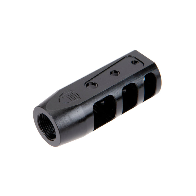 Load image into Gallery viewer, FORTIS RED NITRIDE MUZZLE BRAKE 556 - FORTF-RED - Marksmans Corner
