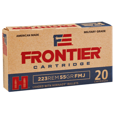 FRONTIER 223REM 55GR FMJ 20/500 - HFR100 - Marksmans Corner