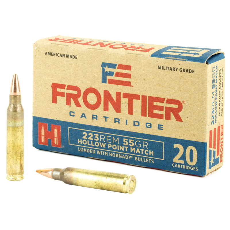 Load image into Gallery viewer, FRONTIER 223REM 55GR HP MATCH 20/500 - HFR140 - Marksmans Corner
