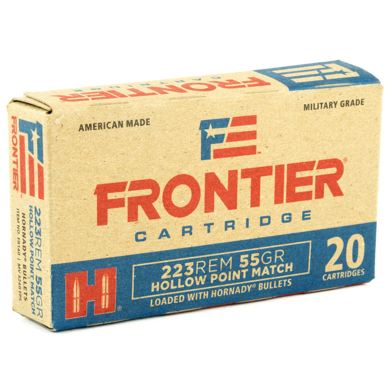 Load image into Gallery viewer, FRONTIER 223REM 55GR HP MATCH 20/500 - HFR140 - Marksmans Corner
