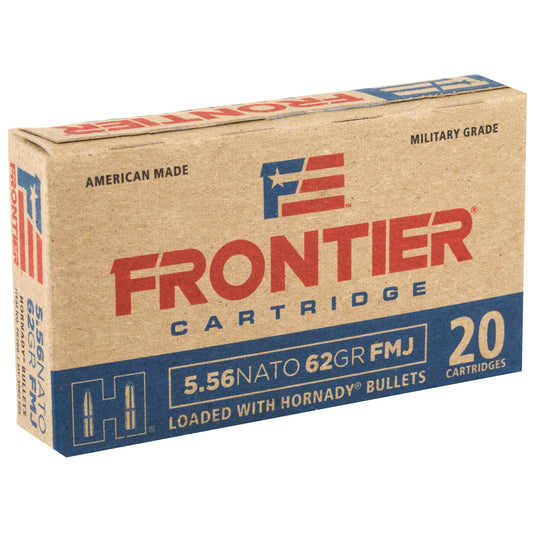 FRONTIER 556NATO 62GR FMJ 20/500 - HFR260 - Marksmans Corner