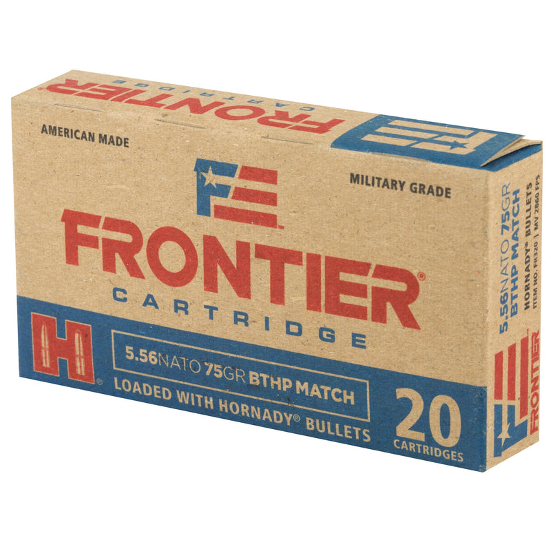 Load image into Gallery viewer, FRONTIER 556NATO 75GR BTHP MTCH 20/5 - HFR320 - Marksmans Corner
