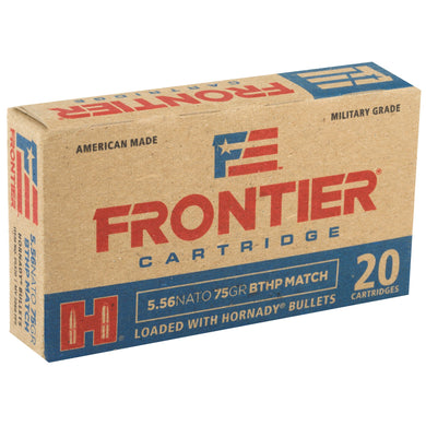 FRONTIER 556NATO 75GR BTHP MTCH 20/5 - HFR320 - Marksmans Corner