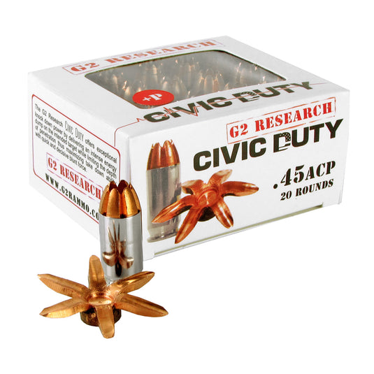 G2R CIVIC DUTY 45ACP 164GR 20/500 - G200617 - Marksmans Corner