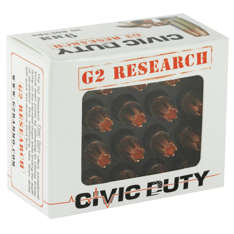 Load image into Gallery viewer, G2R CIVIC DUTY 9MM 94GR 20/500 - G206025 - Marksmans Corner
