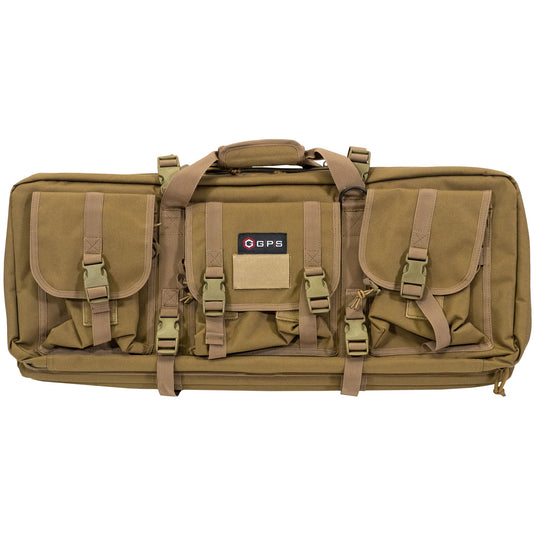 GPS DOUBLE RIFLE CASE 28 FDE - GOGPS-DRC28-FDE - Marksmans Corner