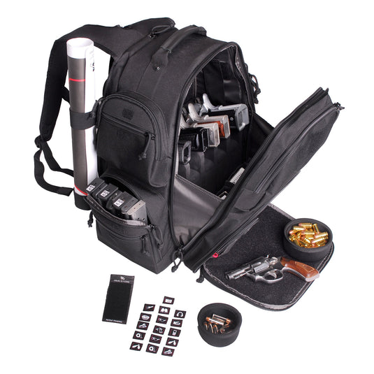 GPS EXECUTIVE BACKPACK BLACK - GOGPS-1812BPB - Marksmans Corner