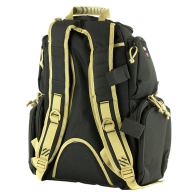 GPS HANDGUNNER BACKPACK BLK/TAN - GOGPS-1711BPBT - Marksmans Corner