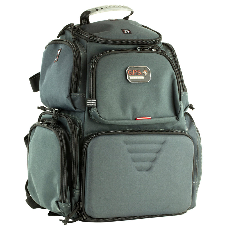 Load image into Gallery viewer, GPS HANDGUNNER BACKPACK GRAY - GOGPS-1711BPG - Marksmans Corner
