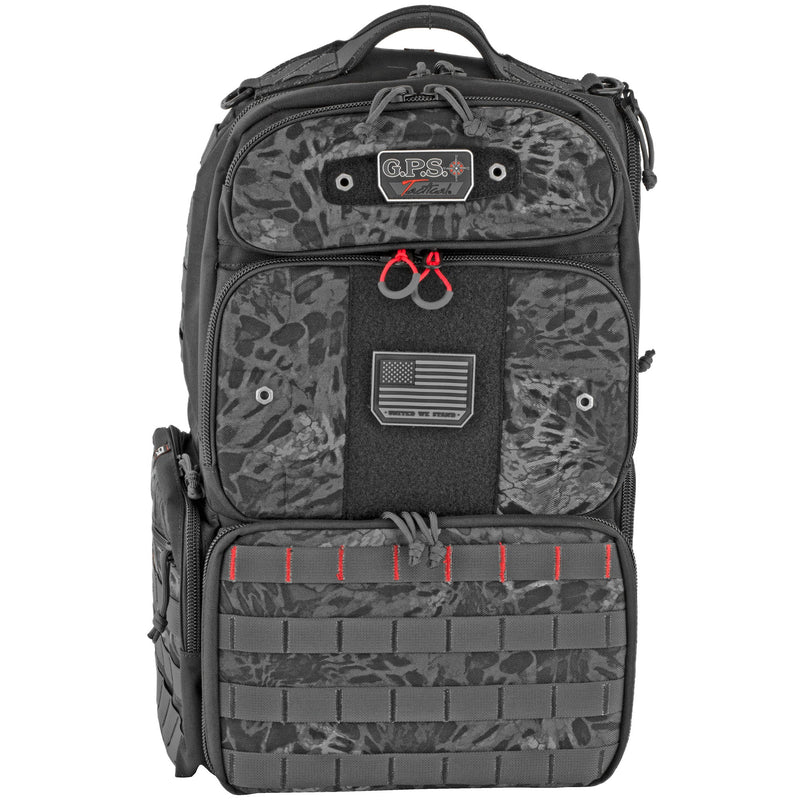 Load image into Gallery viewer, GPS TAC RANGE BACKPACK TALL BLACKOUT - GOGPS-T1913BPPMB - Marksmans Corner
