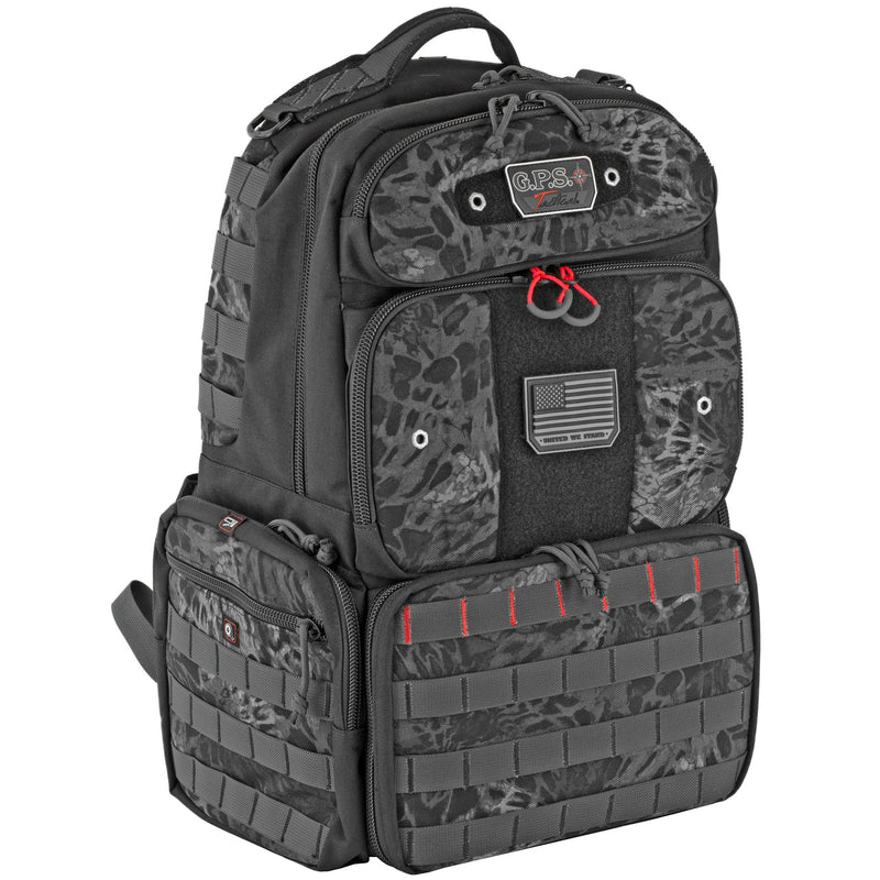 Load image into Gallery viewer, GPS TAC RANGE BACKPACK TALL BLACKOUT - GOGPS-T1913BPPMB - Marksmans Corner
