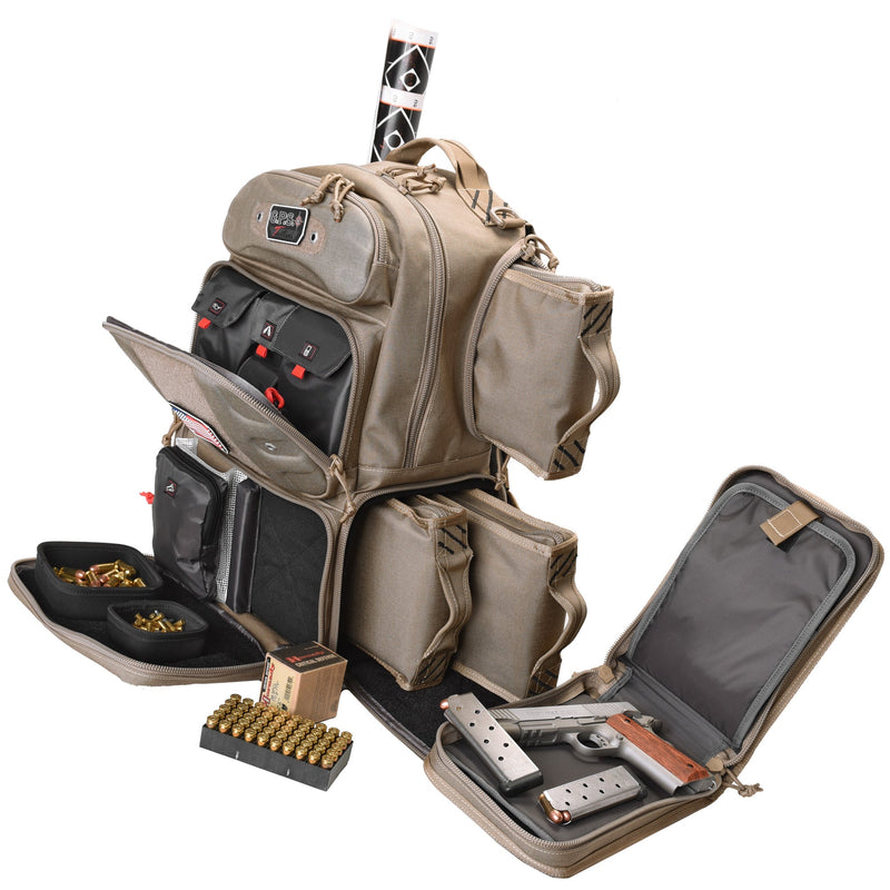 Load image into Gallery viewer, GPS TAC RANGE BACKPACK TALL TAN - GOGPS-T1913BPT - Marksmans Corner
