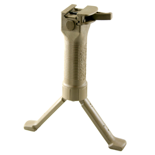 GRIP-POD MIL PLY/STL BIPOD CL V2 TAN - GPSV2CLT - Marksmans Corner