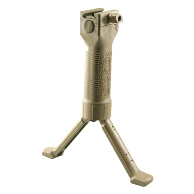 GRIP-POD MIL POLY/STL BIPOD V2 TAN - GPSV2T - Marksmans Corner