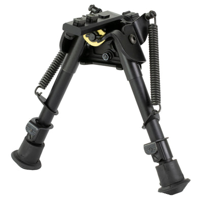 HARRIS BIPOD 6-9 LEG NTCH ROT MLOK - HBSBRM-MLOK - Marksmans Corner