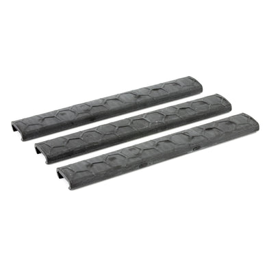 HEXMAG SLM 18SLOT LOWPRO RAIL 3PK BK - HEXHX-LRC-3PK-BLK - Marksmans Corner