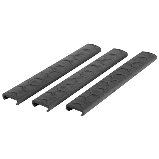 HEXMAG SLM 18SLOT LOWPRO RAIL 3PK BK - HEXHX-LRC-3PK-BLK - Marksmans Corner