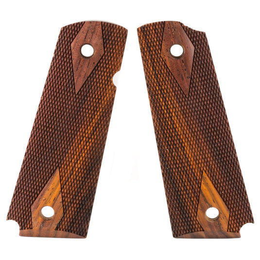 HOGUE GRIP 1911 GOVT COCO CHCKD AMBI - HO45821 - Marksmans Corner