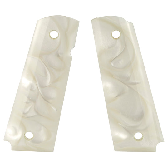 HOGUE GRIP 1911 GOVT PEARL AMBI WHT - HO45318 - Marksmans Corner