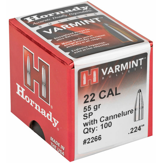 HRNDY 22CAL .224 55GR SP W/C 100CT - HRB2266 - Marksmans Corner