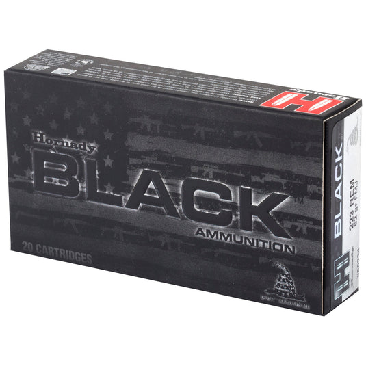 HRNDY BLACK 223REM 62GR FMJ 20/200 - H80234 - Marksmans Corner