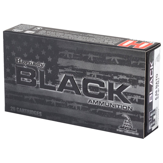 HRNDY BLACK 556NATO 62GR FMJ 20/200 - H81263 - Marksmans Corner