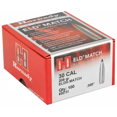 HRNDY ELD-M 30CAL .308 208GR 100CT - HRB30731 - Marksmans Corner