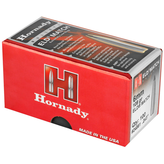 HRNDY ELD-M 6MM .243 108GR 100CT - HRB24561 - Marksmans Corner