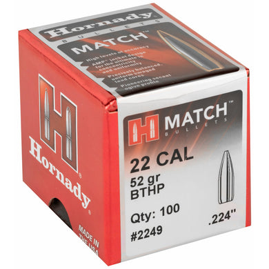 HRNDY MATCH 22CAL .224 52GR 100CT - HRB2249 - Marksmans Corner