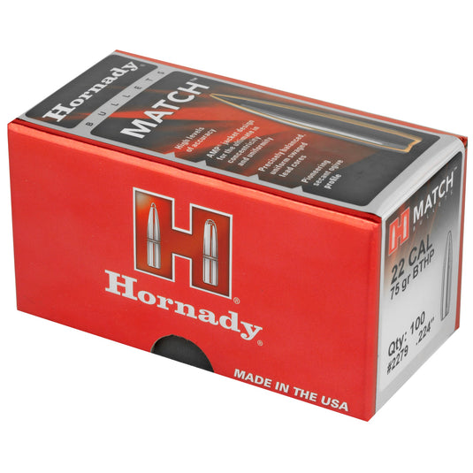 HRNDY MATCH 22CAL .224 75GR 100CT - HRB2279 - Marksmans Corner