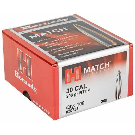 HRNDY MATCH 30CAL .308 208GR 100CT - HRB30733 - Marksmans Corner